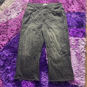 F21 Wide Leg Jeans in Black